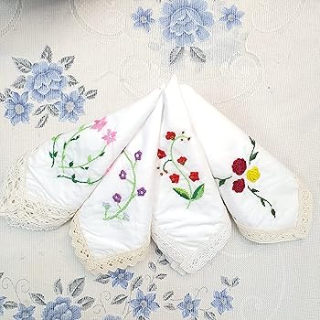 Tribal Embroidery Handkerchief